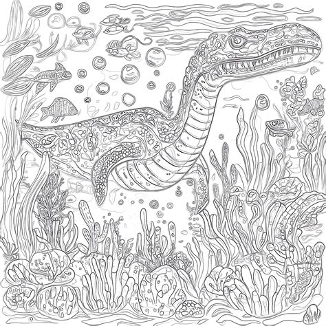 Printable Realistic Dinosaur Coloring Pages Canvas Print Coloring Book