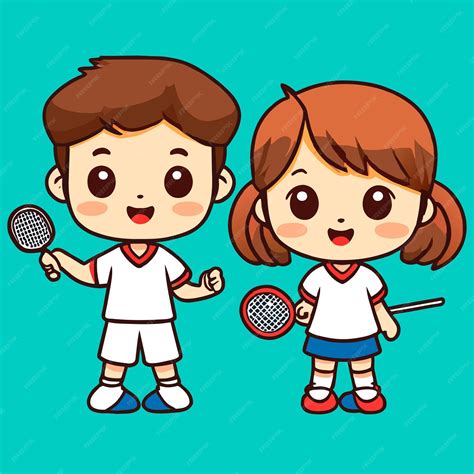 Badminton Cartoon 的图像结果