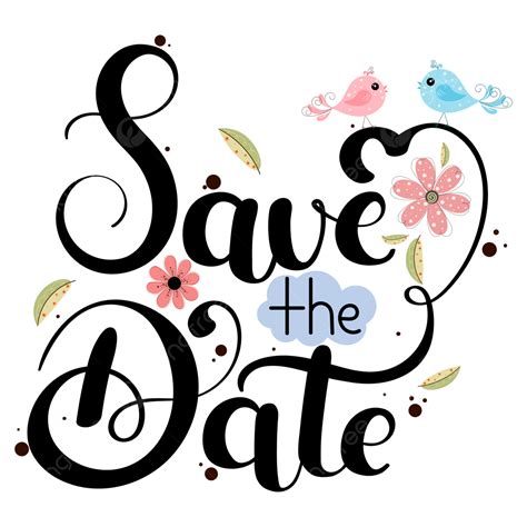 Save The Date Clipart