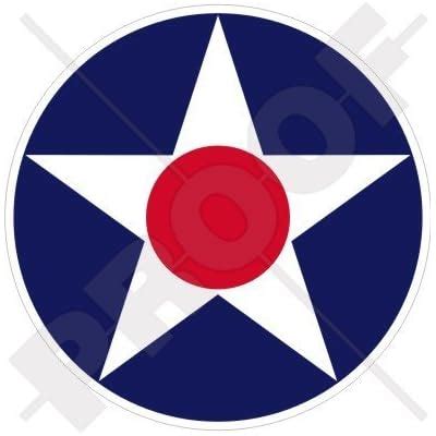 Buy US Army Air Corps USAAC WWII Aircraft Roundel USAF USA 4" 100mm ...
