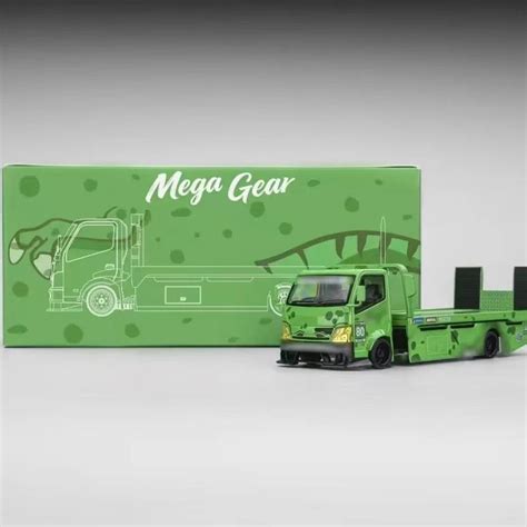Megagear 1:64 Custom Tow Truck Pink Dinosaur Roxy livery, Metallic ...
