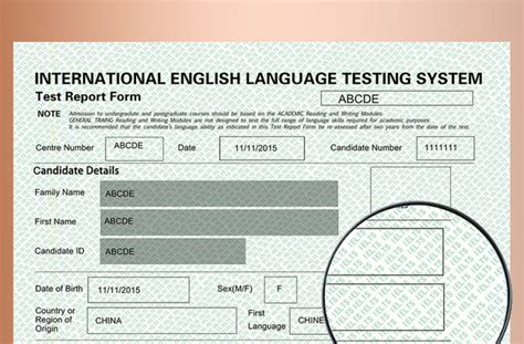 雅思英语考试证书-证书模板-工图网