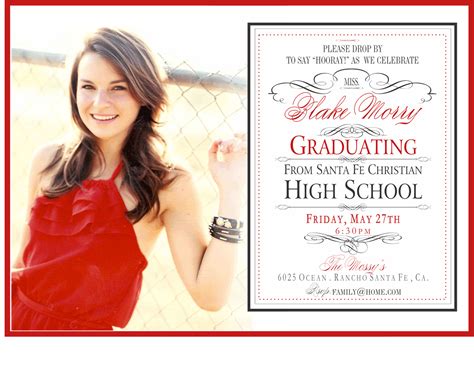 Online Invitations | invitation templates christe… | Graduation party ...