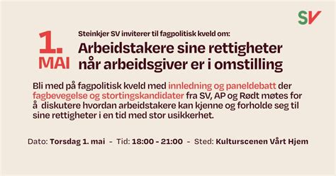 1. mai - Arbeidstakere sine rettigheter når arbeidsgiver er i ...