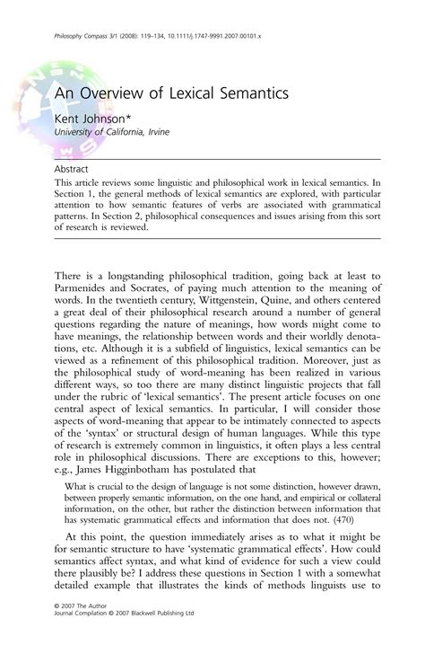 Image result for Lexical Semantics Examples