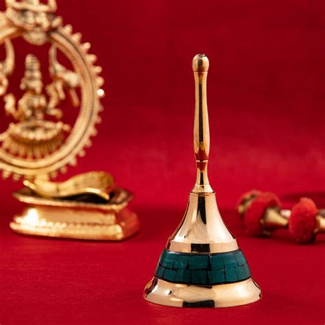 Decorative Pooja Bell (Ghanti) Online | Brass Hand Bell for Mandir