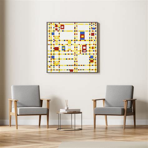 Piet Mondrian Broadway Boogie Woogie (1942–1943) print | Home Decor ...