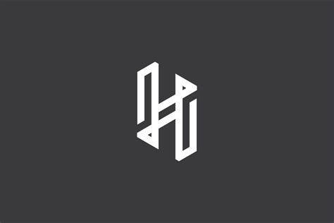 Premium Letter H Logo | Initials logo design, Text logo design, H logos