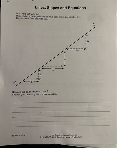 [Solved] Lines, Slopes, and Equations.. 2. Joseph and Catherine are trying... | Course Hero