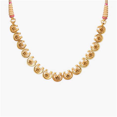 Regal Flora Gold Necklace Set