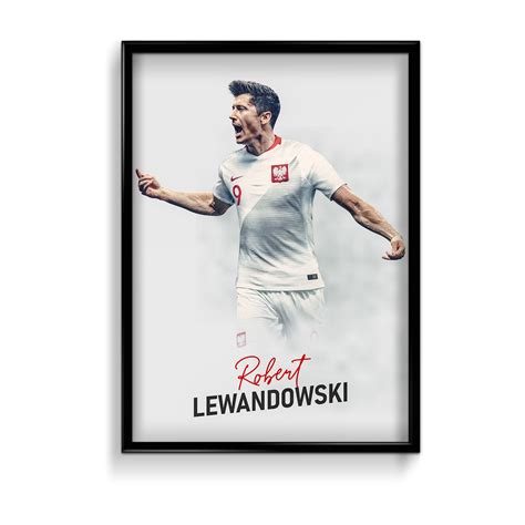 Robert Lewandowski White Wall Art – The Mortal Soul
