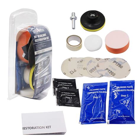 LAFORMO DIY Headlight Restoration Kit - Heavy Duty Headlight Restore ...