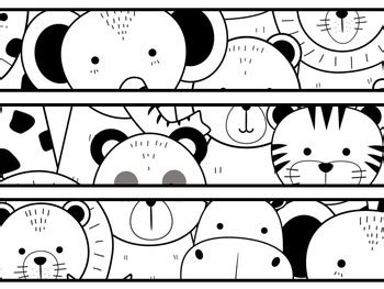 Animals Bulletin Board Decor Kit, Animals Letters school resource by ...