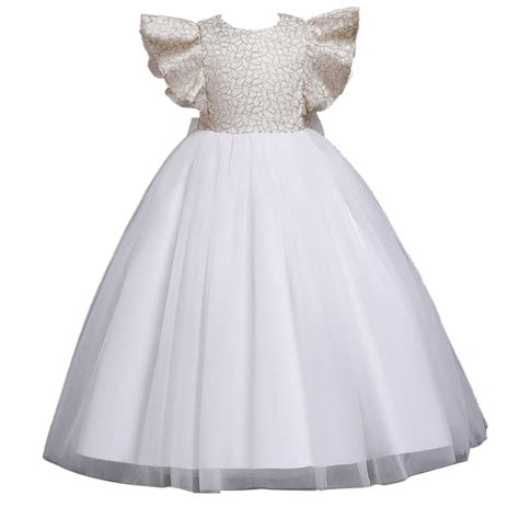 Buy Hopscotch Girls Cotton And Polyester Half Bodice Embroidered Maxi ...