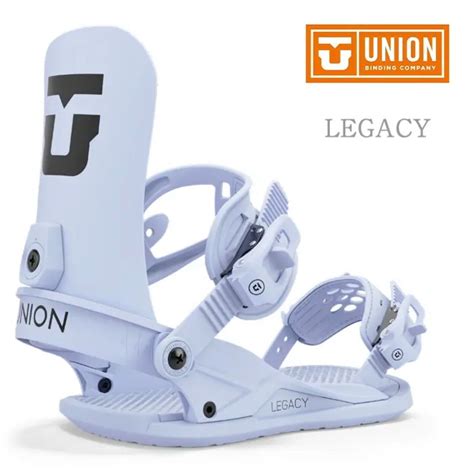 Union Snowboard Bindings 『 Legacy 』 24-25 LIGHT BLUE ユニオン バインディング レガシー ...