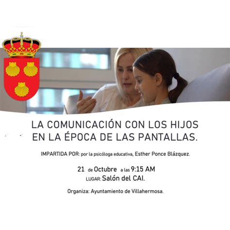 Viernes 21: Charla sobre la comunicación con nuestros hijos en la época ...