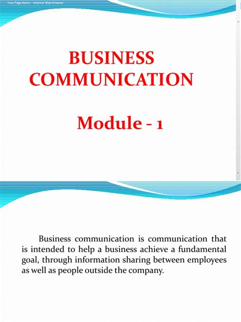 Image result for Communication Skills Module 1