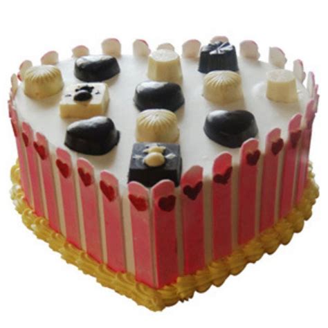Eggless Heart Mixed Chocolate Cake | Cake | Buy Designer Cakes Online ...