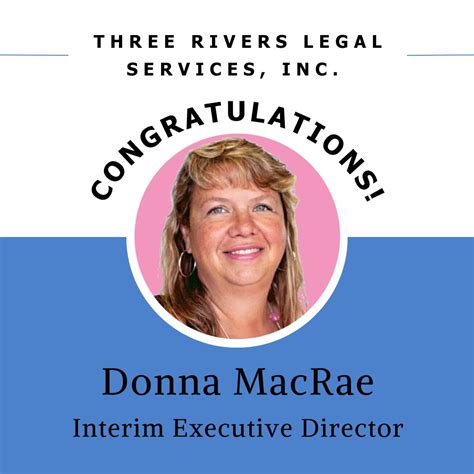 The Three Rivers Legal Services, Inc. Board of Directors is pleased to ...