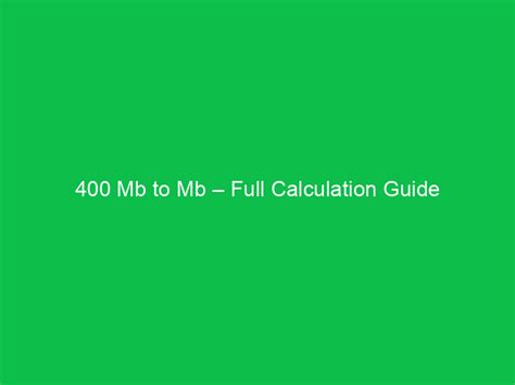 Image result for MB Calculation Tutorial