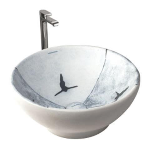 Varmora Diving Lady Grey 415x415x170 Round Wash Basins | mykit | Buy ...