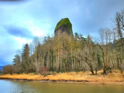Pictures of Cock Rock Otherwise Known as Rooster Rock in The Columbia ...