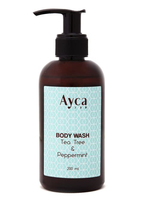 Buy AYCA Cooling Peppermint And Tea Tree Body Wash Shower Gel For Men ...