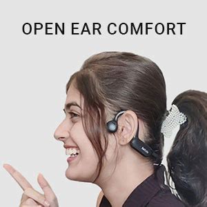 ng EarSafe Open Ear Bluetooth Wireless Headphones with Mic (Green ...