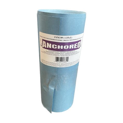Anchored- Rubberized Floor Paper