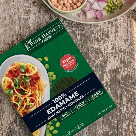 100% Edamame & Spinach Spaghetti Noodles