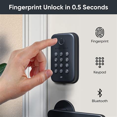 Wyze Auto-Lock Bolt, Fingerprint Keyless Entry Door India | Ubuy