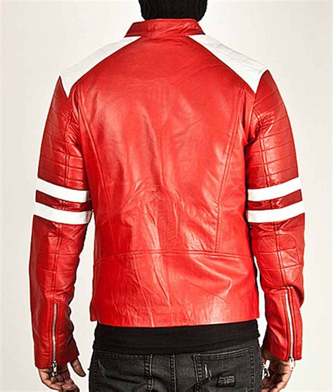 Tyler Durden Jacket - Fight Club Red Leather Jacket | Brad Pitt