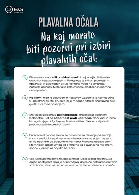 Plavalna očala brez in z dioptrijo - Potapljaške maske in plavalna ...