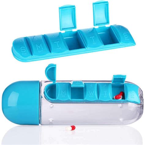 12911 Pill Vitamin Bottle Water Bottle Multi Functional Use For Travel ...
