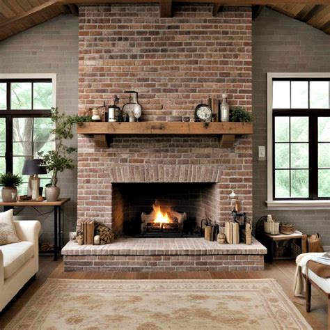 Brick Fireplace Decor Ideas