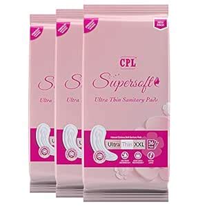 Buy CPLSUPERSOFT Ultra-Thin Rash Free Natural Sanitary Pads - 36 Pads ...
