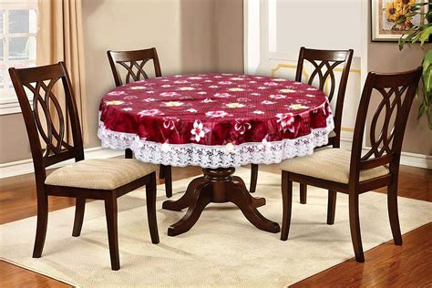 Buy The Furnishing Tree Round Shaped WxL 60x60 Inch 6 Seater Table ...