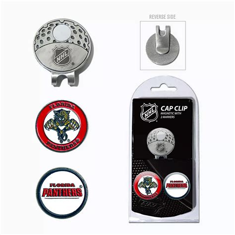 Team Golf Florida Panthers Cap Clip & Magnetic Ball Markers