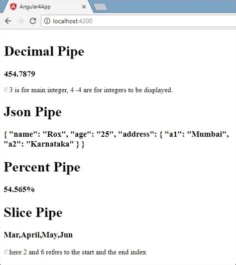 Exploring Angular 8 Pipes: A Comprehensive Guide with Examples
