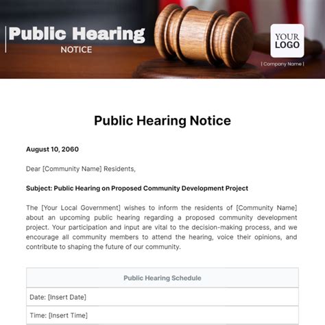 Planning Commission Public Hearing Notice at Nathan Oneill blog
