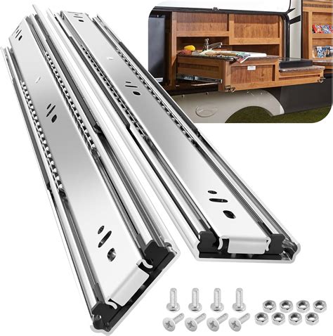 BAIDICE 1 Pair Heavy Duty Drawer Slides 12 14 16 18 20 22 24 26 28 30 ...