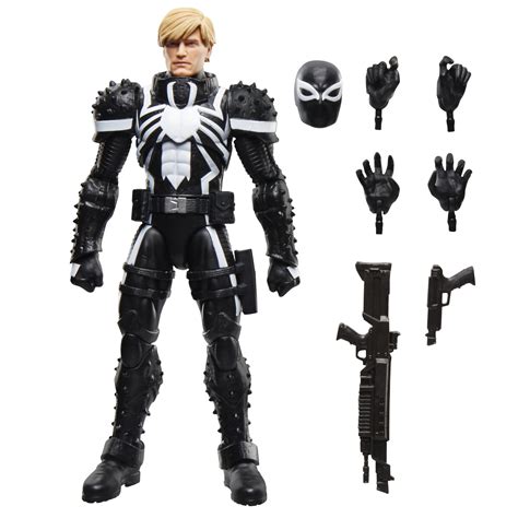 Marvel Legends Series Agent Venom (Flash Thompson), Retro Comics Action ...