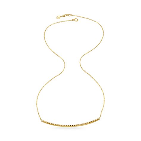14KT Yellow Gold Curvy Beauty Necklace