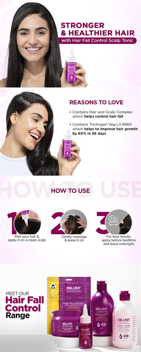 Bblunt Hair Fall Control Scalp Hair Tonic -50 ml Online – BBlunt