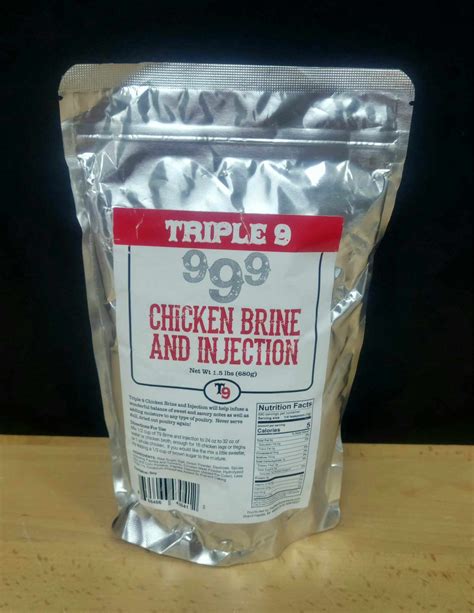 Triple 9 Chicken Brine & Injection - Owens BBQ