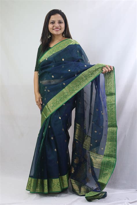 Buy Your Perfect Stylish Chanderi Silk Saree at Luxurion World