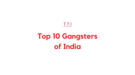 Top 10 Gangsters of India: Dawood to Haji Mastan & Abu Salem - The Top ...