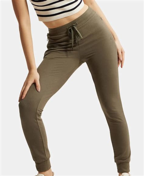 Buy Super Combed Cotton Elastane Slim Fit Joggers with Side Pockets ...