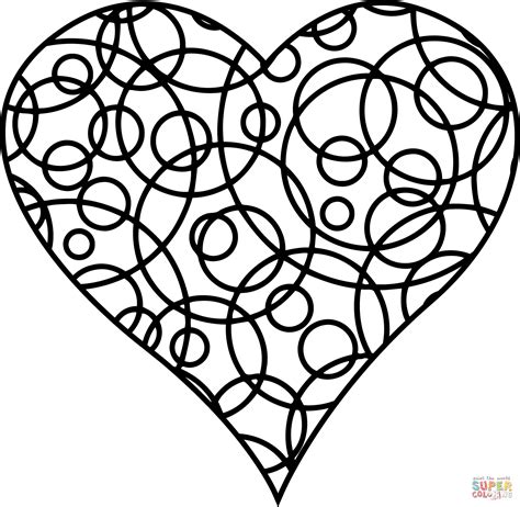 Heart Printable Coloring Page