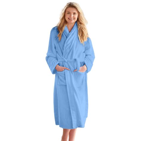 DAN RIVER Terry Cloth Robes for Women and Men - Lightweight 100% Cotton ...